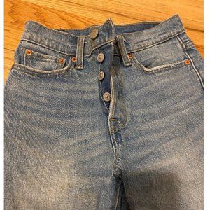 Levi Wedgie Straight Jeans - Size 25